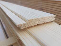 Pine Solid Wood Interior Cladding / Wall Panelling, 13*96*1000-4000mm